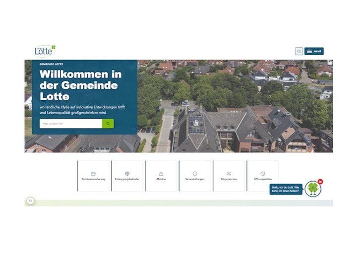 Gemeinde Lotte startet neue Internetseite