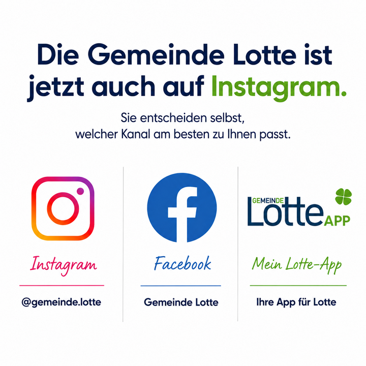 Haben Sie schon auf unseren Social-Media-Kanälen vorbeigeschaut?