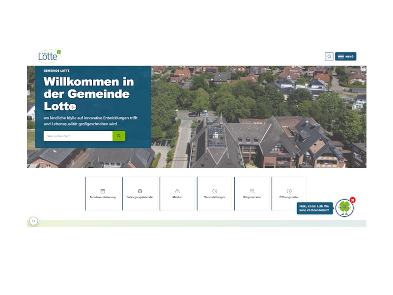 Gemeinde Lotte startet neue Internetseite