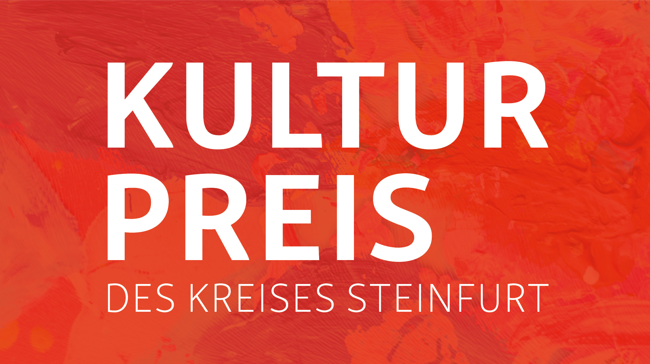 Kreis Steinfurt lobt Kulturpreis 2026 aus